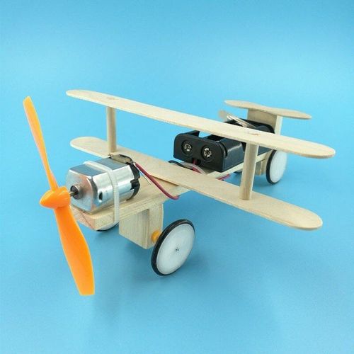 Avion De Taxi Électrique Créatif, Petite Production, Bricolage, Petite Innovation, Matériaux Faits À La Main Pour Enfants, Modèle Scientifique Populaire, Cadeau
