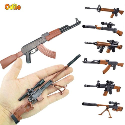 Jeu À Assembler En Blocs De Construction Pour Garçons, Mini Pistolet De Simulation 98k Awm, Modèle Militaire, Cadeau De Noël