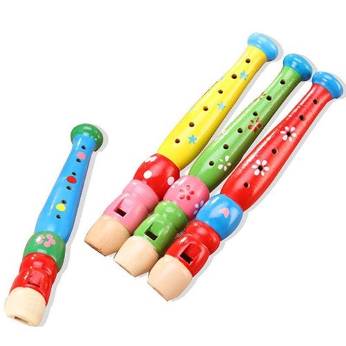 Instrument De Musique Portable En Bois, 6 Trous, 1 Pièce, Créatif, Piccolo, Jouets Éducatifs De La Petite Enfance, Cadeau Pour Enfants