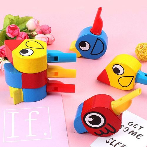 Jouets Animaux De Dessin Animé Oiseaux Mignons, 1 Pièce, Instruments De Musique, Mini Instrument Créatif Pour Nourrissons
