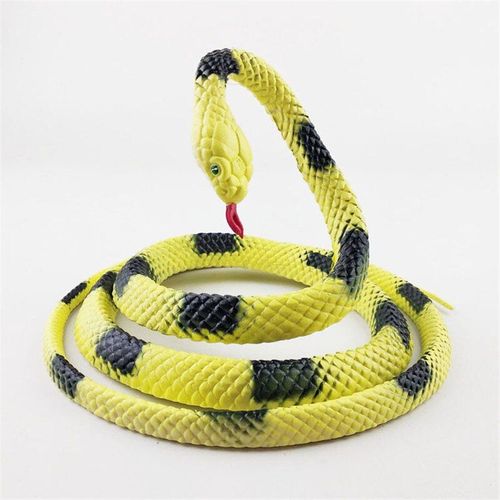 Faux Serpent Anti-Stress Pour Enfants, Accessoires De Jardin, Jouet De Simulation En Caoutchouc Souple, Blague Amusante, Cadeau, 135cm