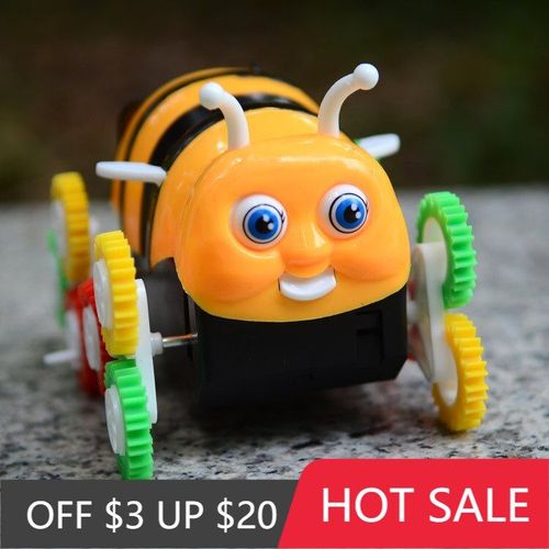 Jouet Petite Abeille Électrique, Jouet Éducatif Pour Enfants, Seau À Bascule, Voiture De Cascadeur, 1 Pièce