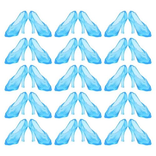 Accessoires De Poupées Pour Enfants, 30 Paires, Mini Talons Hauts, Chaussures En Cristal, Jouet, Mini Décor De Maison