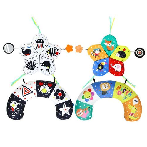 Oreillers De Bébé Pour Dormir, Pour Nouveau-Né, Motif Double Face, En Coton Pp