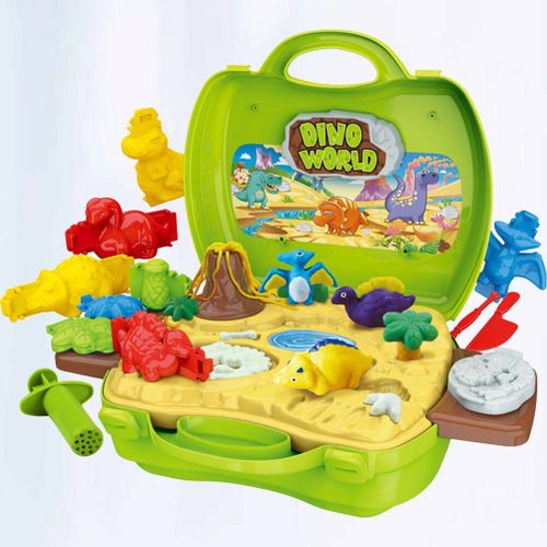 1 Jeu De Pâte À Modeler Moule Jouets De Pâte À Modeler Bricolage Moule Pâte À Modeler Jouets Enfant En Bas Âge Accessoires Éducatifs Jouets Pour La Maison (Trousse Verte)
