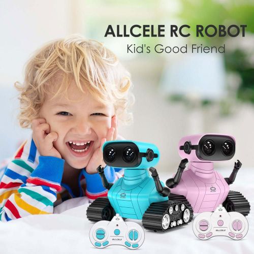 Led Yeux Robot Jouets Rechargeables Rc Robots Pour Enfants Filles Garçons Télécommande Jouet Avec Musique Mini Rc Robot Jouets Meilleur Cadeau