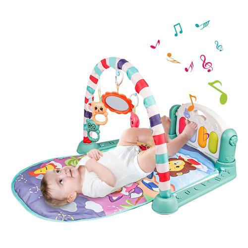 Tapis De Jeu Épais Pour Bébés, Pour Garçons Et Filles, Center D'activité Musicale, Tour Du Ventre, Jouets Pour Nourrissons