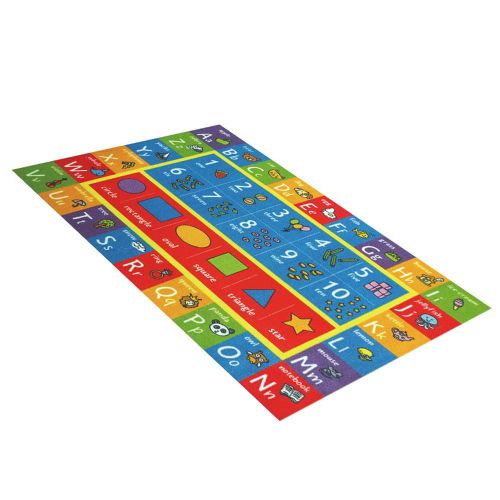 Tapis De Jeu Pliable Pour Bébé, Tapis De Sol Pour Animaux, Alphabet Et Chiffres, Parfait Pour Les Bébés, Tout-Petits, Nouveau-Nés, Doux