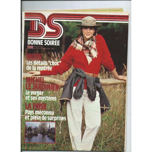 Bonne Soirée 24/09/1982 Jacqueline Mailland, Nicole Courcel, Souad Amidou, Jean-Louis Barrault, Riccardo Muti, France Gall, Nino Ferrer, Cuarteto Cedron, Bernard Ortega, William Sheller, Gérard Klein