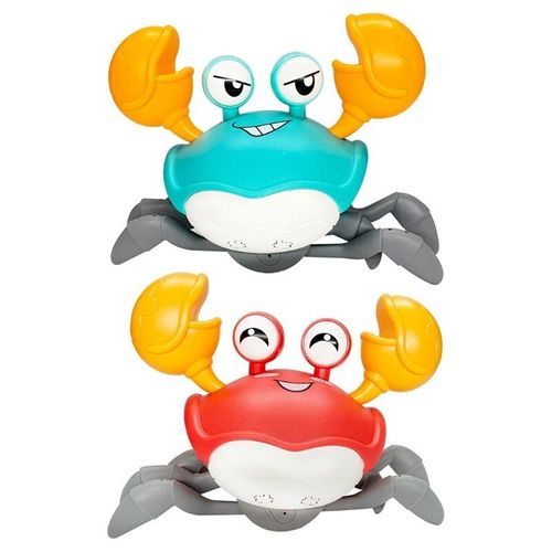 Grand Crabe À Commande Vocale Électrique, Jouet De Dessin Animé Avec Projection De Lumière, Modèle Animal, Cadeaux Pour Le Développement Des Enfants