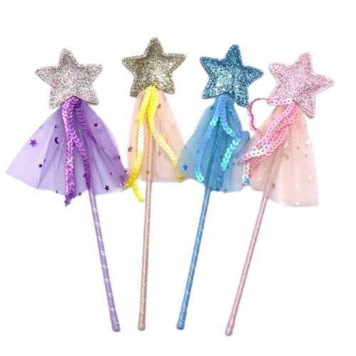 Baguette Magique De Princesse Pour Filles, 4 Pièces/Ensemble, Accessoire Cosplay Pour Déguisement, Fête Prénatale, Anniversaire