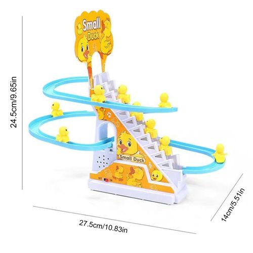 Jouet Électrique D'escalade De Canard, Jouet De Bricolage, Piste De Course Sur Rail, Montagnes Russes, Ensemble De Jouets, Musique Légère, Jouet Éducatif Pour Enfants, Cadeau