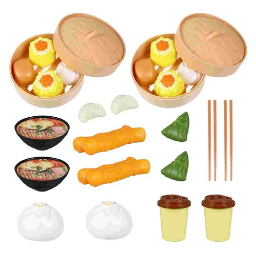 Ensemble De Jouets Chinois Pour Petit Déjeuner, 2 Pièces, Cuisine À La Vapeur, Pour La Famille