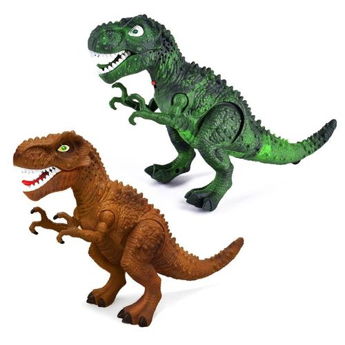 Jouet Dinosaure Mécanique, Modèle Électronique, Robot Intelligent, Tyrannosaure Avec Des Yeux Lumineux, Cadeau Pour Enfants En Bas Âge, 9 Pouces