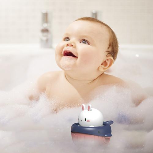 Jouets De Bain Pour Garçons, Lapin Et Baleine Mignons, Jouets De Baignoire, Animaux Flottants, Jouets D'écureuil Pour Tout-Petits, Baignoire Douche De Piscine