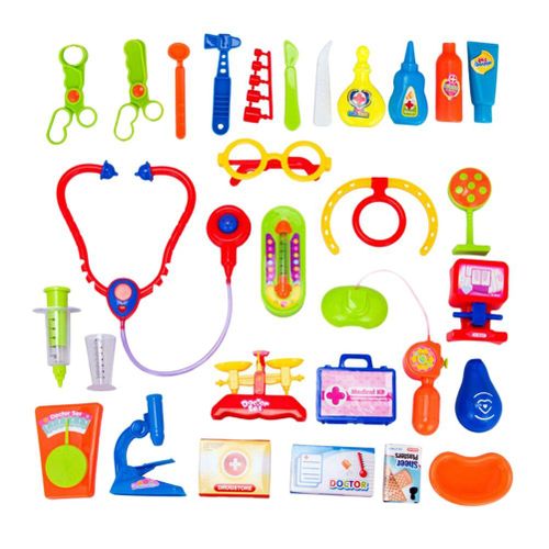 Ensemble De 30 Pièces D'outils De Jeu De Rôle Pour Bébé, Jouets Pour Garçons Et Filles, Cosplay Pour Enfants En Bas Âge