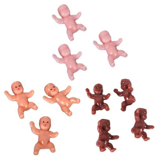 Mini Poupée En Plastique Pour Enfants, 10 Pièces, Fournitures De Fête, Cadeaux De Pleine Lune Pour Garçons Et Filles, Petits Accessoires De Jouets Pour Enfants