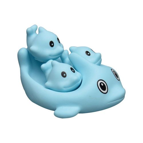 Ensemble De Bain Flottant En Forme De Dauphin, Bain Amusant Pour Bébés Et Tout-Petits, 1 Ensemble