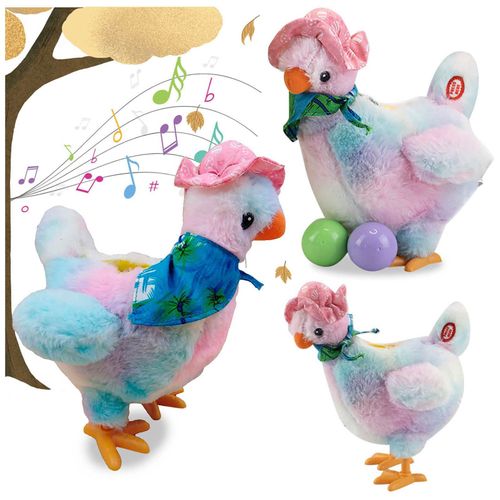 Poule Électronique En Peluche Anti-Stress Pour Enfants, Jouet Amusant, Animal Musical, Idéal Comme Cadeau D'anniversaire