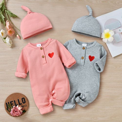 Body À Manches Longues Pour Enfants, Combinaison + Chapeau Imprimé Pour Bébés Filles Et Garçons, Vêtements Pour Filles