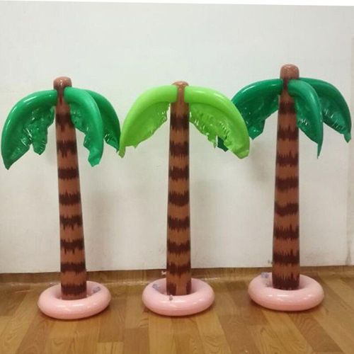 Palmier Tropical Gonflable De 90cm, Piscine, Décor De Fête À La Plage, Jouet Fournitures D'extérieur