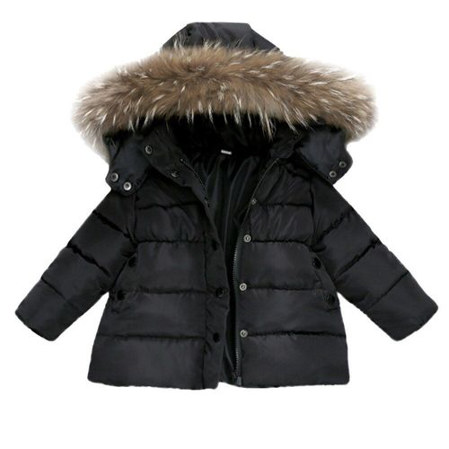 Doudoune Chaude À Capuche Pour Fille Et Garçon, Vêtement D'extérieur Épais, Solide, Mignon, Automne