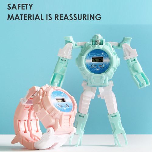 Montre Robot Électronique Pour Garçon, Jouet Créatif, Transformation De Dessin Animé, Cadeaux D'anniversaire Et De Noël