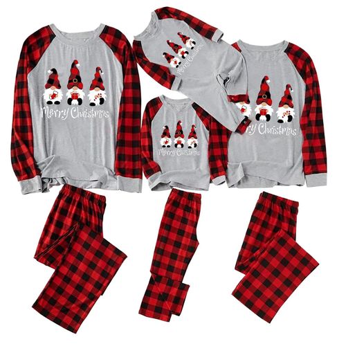 Pyjama De Noël À Motif Écossais Pour Toute La Famille, Vêtements De Nuit Pour Adultes Et Enfants, Ensemble Assorti, Barboteuse Pour Couple, Nouvel An