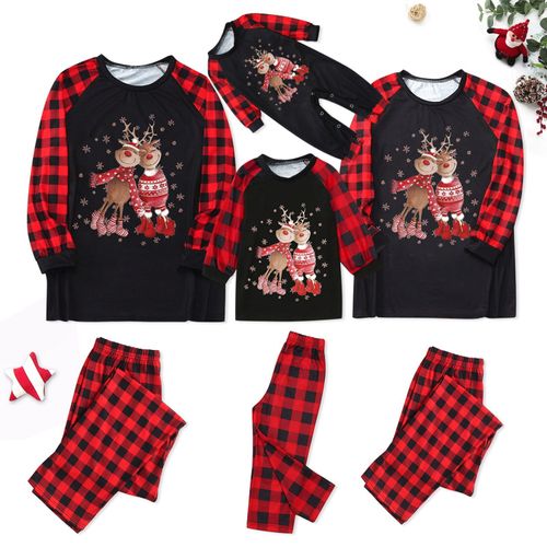 Vêtements De Noël Pour Père, Mère Et Enfant, Haut + Pantalon, Tenue De Famille, Ensemble De Nuit Pj, Barboteuse Pour Bébé