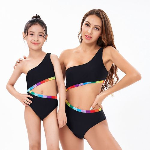 Maillot De Bain D'été Pour Mère Et Fille, Tenues De Famille Assorties, Vêtements De Plage, Maman Et Moi