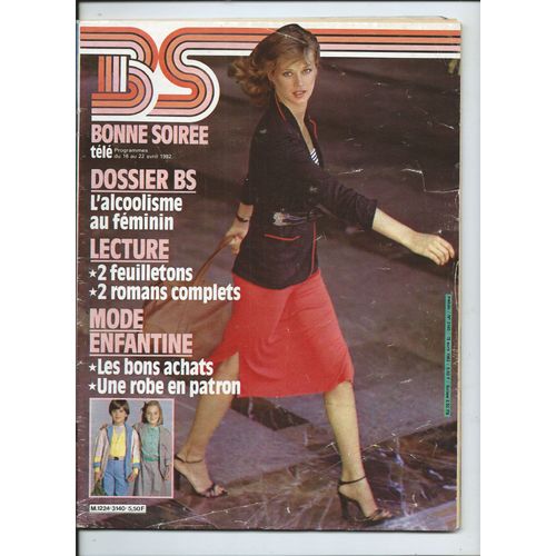 Bonne Soirée 16/04/1982 Pierre Mondy & Clio Goldsmith, Françoise Fabian & Bruno Cremer, Danielle Messia, Mady Mesplé, Daniel Kircher, Anne Sinclair, Marcel Amont, Bernard Haller, Charles Vanel