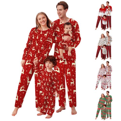 Pyjama De Noël À Rayures Pour Famille, Imprimé Arbre Vert, Vêtements De Couple Pour Femmes, Hommes Et Enfants, Tenue De Famille, Barboteuse Pour Bébé