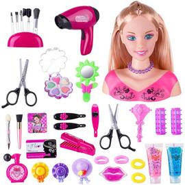 Jouet de simulation de salon de coiffure - Jouets de jeu de simulation de  coiffure pour petites filles,Accessoires de déguise