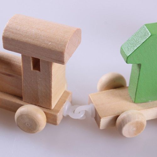 Ensemble De Train En Bois Et Voitures Montessori, Jouet Moteur, Cadeau Pour Les Tout-Petits, Garçons Et Filles, Beau Travail, Grande Éducation Préscolaire D5qf