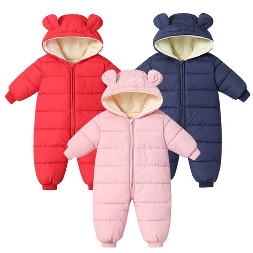 Combinaison À Capuche Pour Bébé, Vêtement D'hiver Pour Nouveau-Né, Garçon Et Fille, Chaud Et Épais