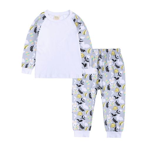Vêtements À Manches De Pâques Pour Filles Et Garçons, Vêtements De Nuit Pour Bébés, Pyjamas Pour Enfants, Ensemble Pour Garçons