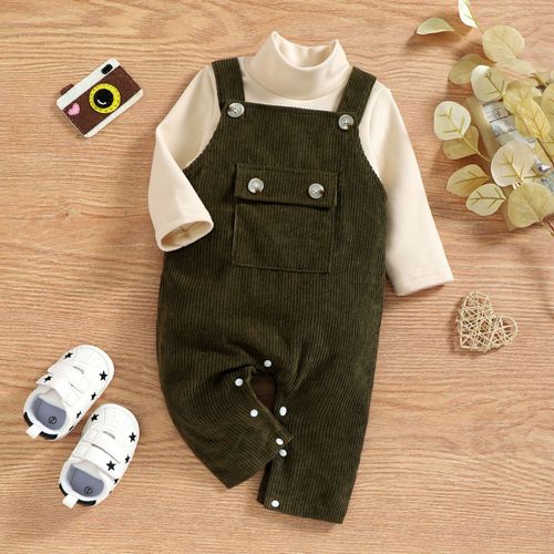 Salopette Deux Pièces Pour Filles Et Garçons, Ensemble De Vêtements D'hiver À Manches Longues Pour Enfants