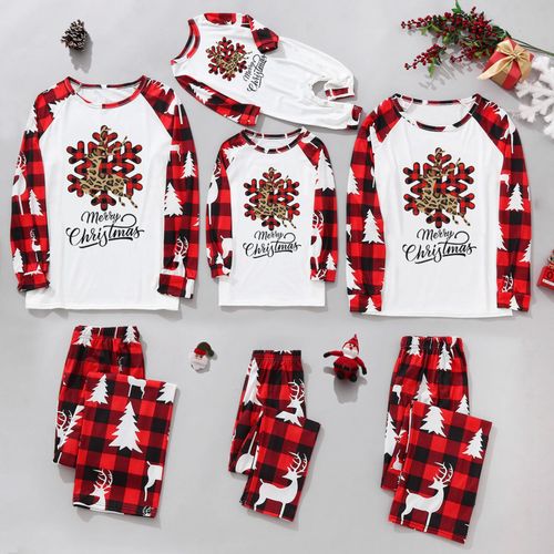 Pyjama De No?L Assorti Pour Famille, V?Tements De Nuit, Motif Flocon De Neige, Cerf, Elk, Pour Papa, Maman Et Enfants, V?Tements Pour Couple, Barboteuse