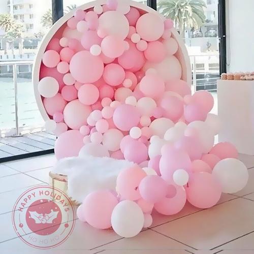 Ballons Macaron Rose En Latex 10 Pouces, 25 Pièces, 50 Pièces, Jouet Pour Bébé, Ballon Blanc Mat, Décor De Fête D'anniversaire, Mariage, Fête Prénatale