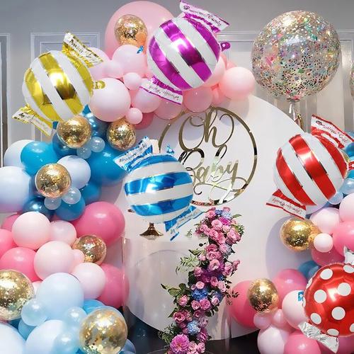 Ballons En Aluminium 25 Pouces, Vêtements En Papier Rose, Décoration De Mariage, Fête D'anniversaire Pour Bébé, Vente En Gros