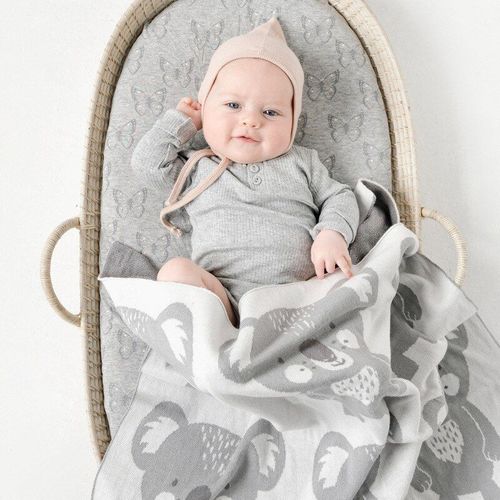 Couverture Tricotée En Coton Doux Pour Bébé, Couette De Sieste, Literie Pour Nouveau-Né, Poussette, Berceau