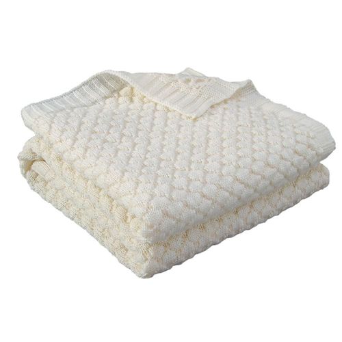 Couvertures Tricotées Pour Bébé, Enveloppes Pour Nouveau-Né, Super Douces Et Solides, Pour Poussette, Lit, Canapé, Couettes