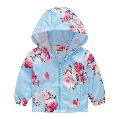 Manteau De Printemps Pour Bébés Filles | À Fleurs Florales, À Capuche, À Hauts Vêtements, Vêtements De Printemps