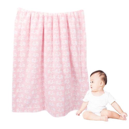 Couverture De Voyage Pour Bébé, Double Couche, Enveloppe De Décharge, Éléphant, Nouveau-Né, Berceau De Bébé, Couette Chaude, Couverture De Poussette