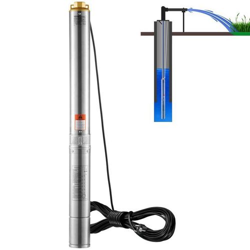 Pompe Immergée pour Puits Profond-VEVOR-2200 W-Boîtier de Commande Externe, IP68 pour Maison, Irrigation Industrielle