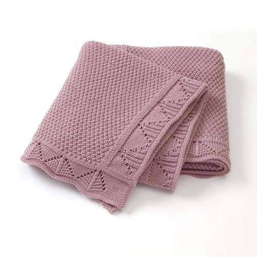 Couvertures Tricotées Pour Bébé, Sacs De Sommeil Enveloppés Doux Et Chauds Pour Nouveau-Né, Couette Pour Enfants, Serviettes De Bain, Accessoires De Poussette De Voyage Pour Maman Et Bébé
