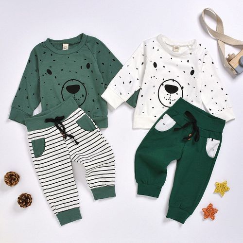 Vêtements Pour Bébés Garçons, Ensemble 2 Pièces, Sweat À Capuche Et Pantalon, Tenue Pour Enfants, Collection Automne Et Printemps 2021