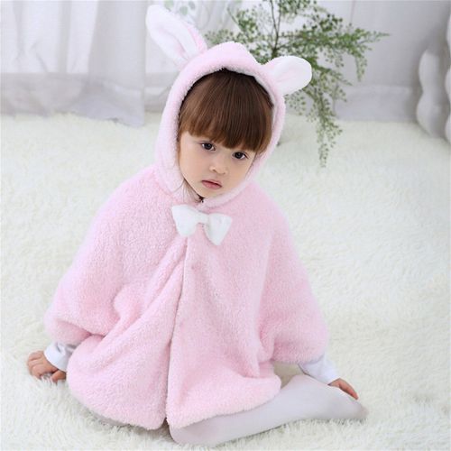 Manteau À Capuche Molletonné Pour Bébé, Vêtement Chaud Et Épais, Avec Oreilles De Lapin, Vêtement D'hiver