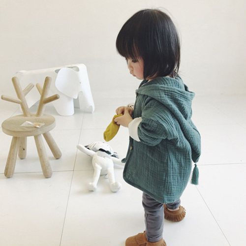 Veste À Capuche À Manches Longues Pour Bébé 9m-5t, Manteau Chaud Et Solide Pour Filles Et Garçons