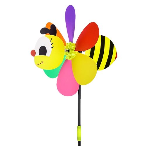 Moulin À Vent En Tissu Tridimensionnel Coccinelle Abeille, Jouets De Dessin Animé Pour Enfants, Jouets De Jardin Décoratifs D'extérieur, 9types